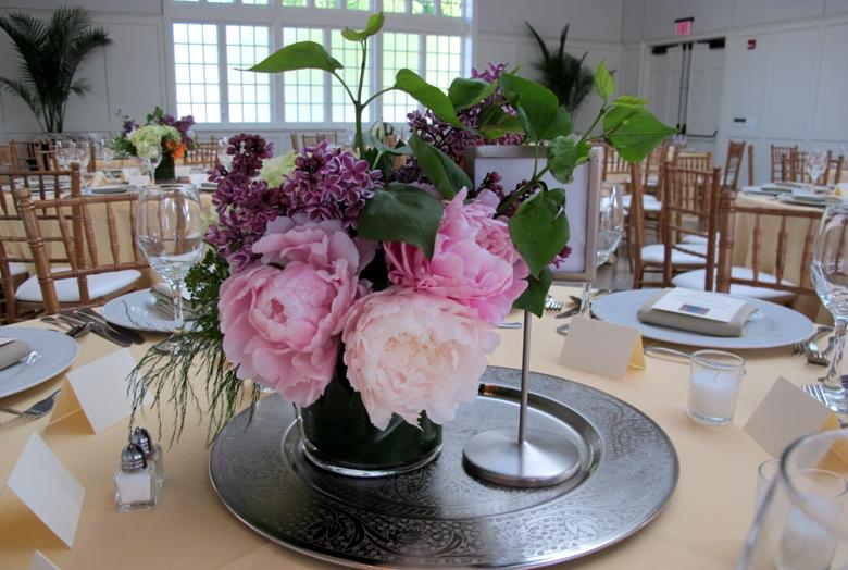 flowers on table
