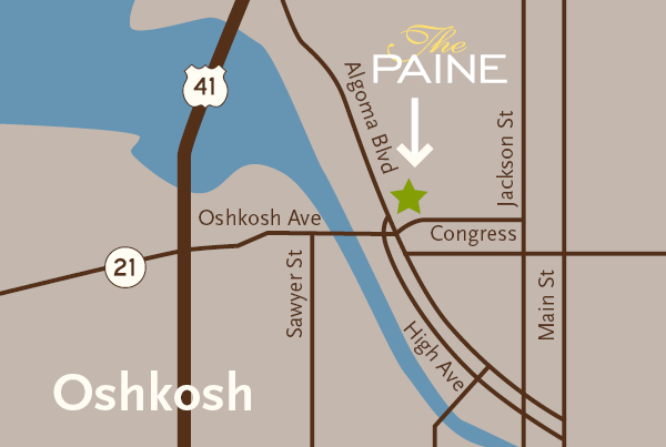 Map of Oshkosh
